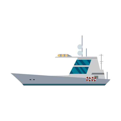 Segelboot-Symbol PNG-Design