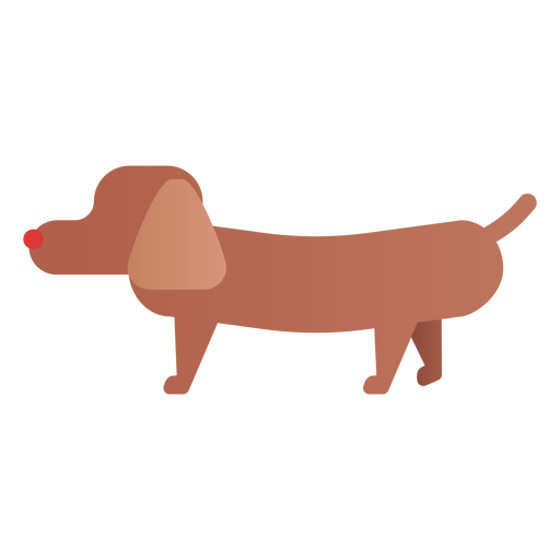 Ilustração simples de cachorro Desenho PNG