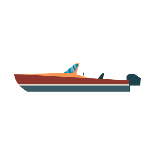 Speedboat boat icon