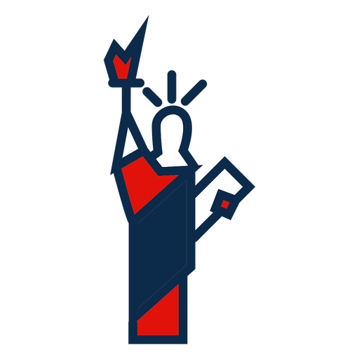 Statue of liberty icon PNG Design