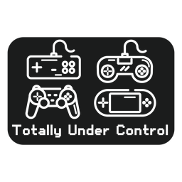 Totally under control t shirt graphic PNG Design Transparent PNG