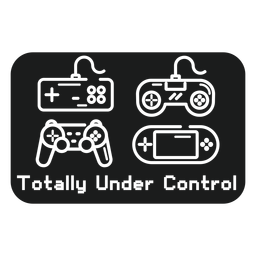 Totalmente sob controle gráfico de camisetas Desenho PNG