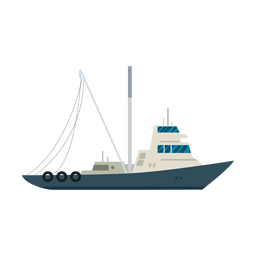 Tugboat ship icon Transparent PNG