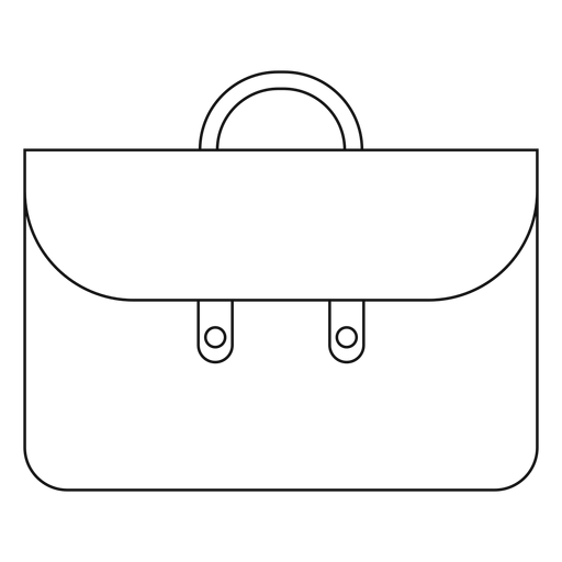 Univercity briefcase line PNG Design