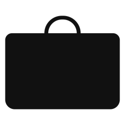 Univercity briefcase silhouette PNG Design