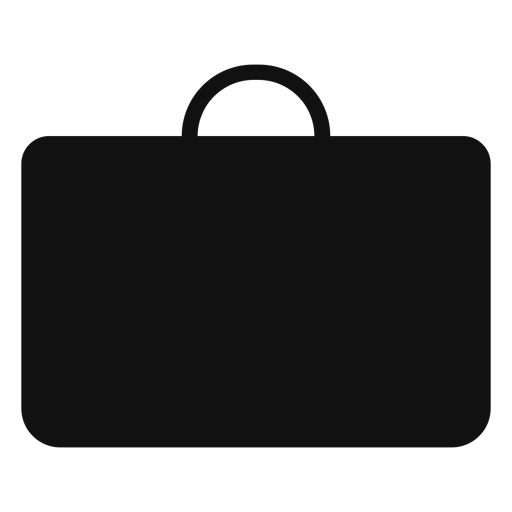 Univercity briefcase silhouette PNG Design