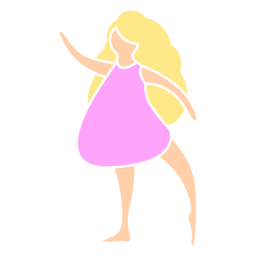 Woman ballet dance icon Woman ballet dance icon