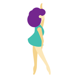 Woman ballet dancing ballet PNG Design
