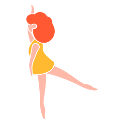 Woman Ballet Position Icon PNG & SVG Design For T-Shirts