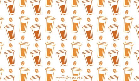 Plastikkaffeetasse-Muster Plastikkaffeetasse-Muster