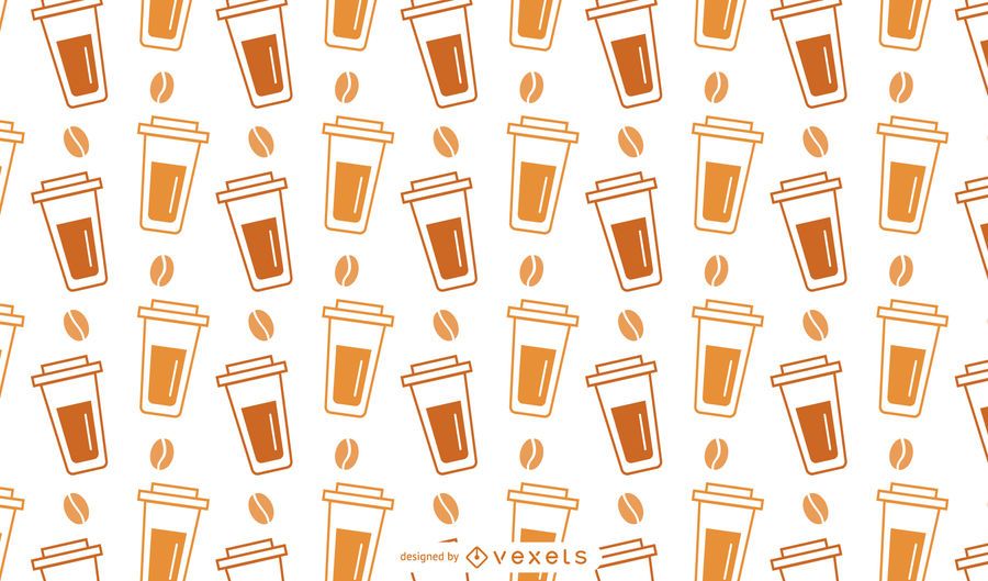 Plastic Coffee Cup Pattern Plastic Coffee Cup Pattern