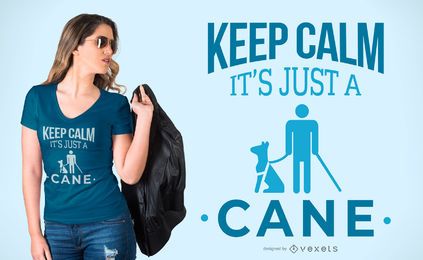 Apenas um design de t-shirt de cana Apenas um design de t-shirt de cana