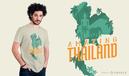 Amazing Thailand T-shirt Design Amazing Thailand T-shirt Design