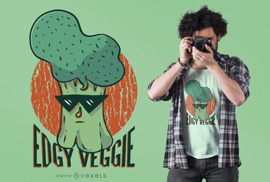 Edgy Veggie T-shirt Design Edgy Veggie T-shirt Design