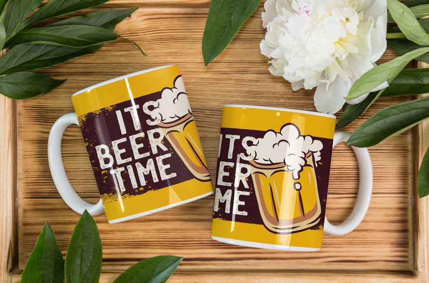 Beer Time Mugs Beer Time Mugs
