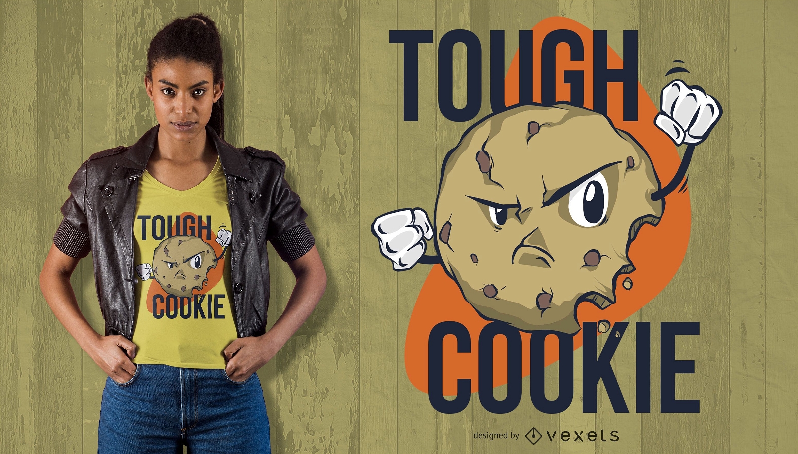 Though Cookie T-shirt Design