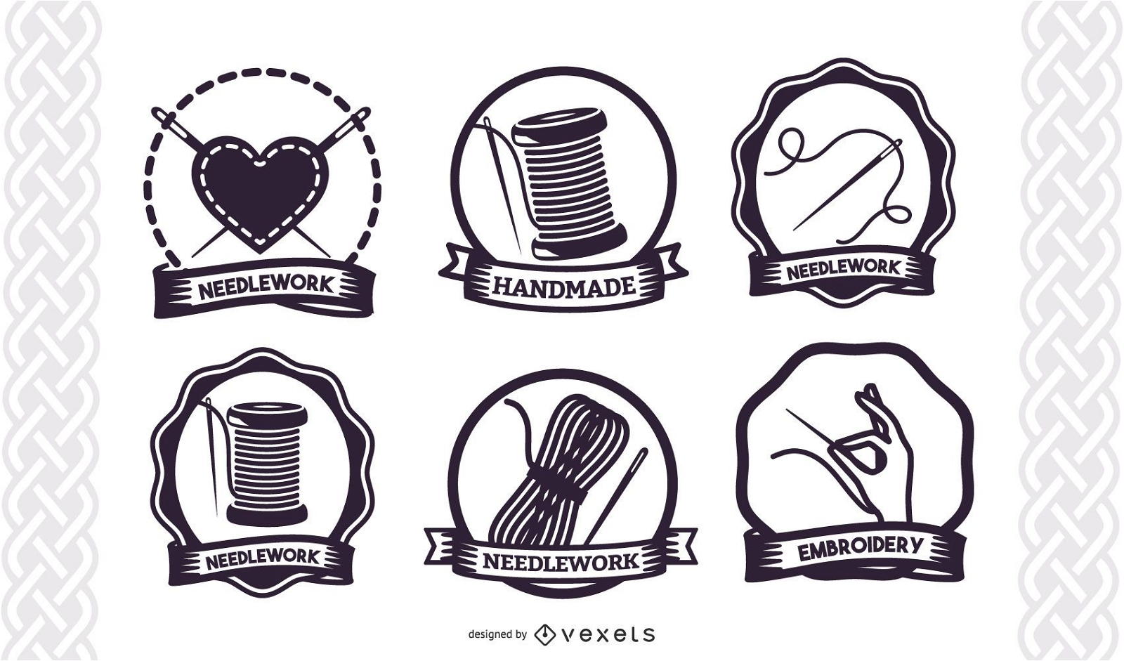 Handmade Services Logo Sammlung