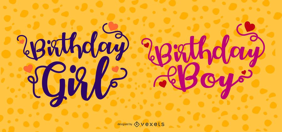 Conjunto de celebridades de aniversário cursivo Conjunto de celebridades de aniversário cursivo
