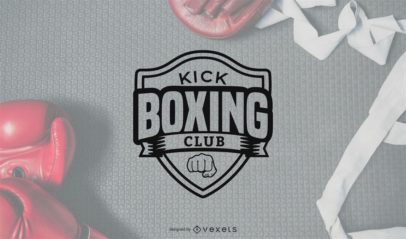 Kickboxen Logo Vektor