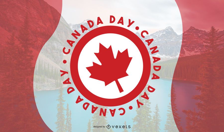 Día de Canadá Vector diseño Día de Canadá Vector diseño