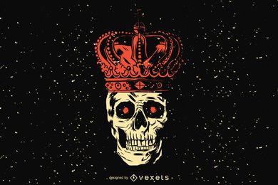 König Skull Illustration Design König Skull Illustration Design