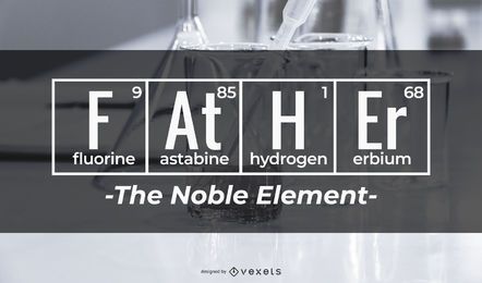 Padre El Elemento Noble Diseño Padre El Elemento Noble Diseño