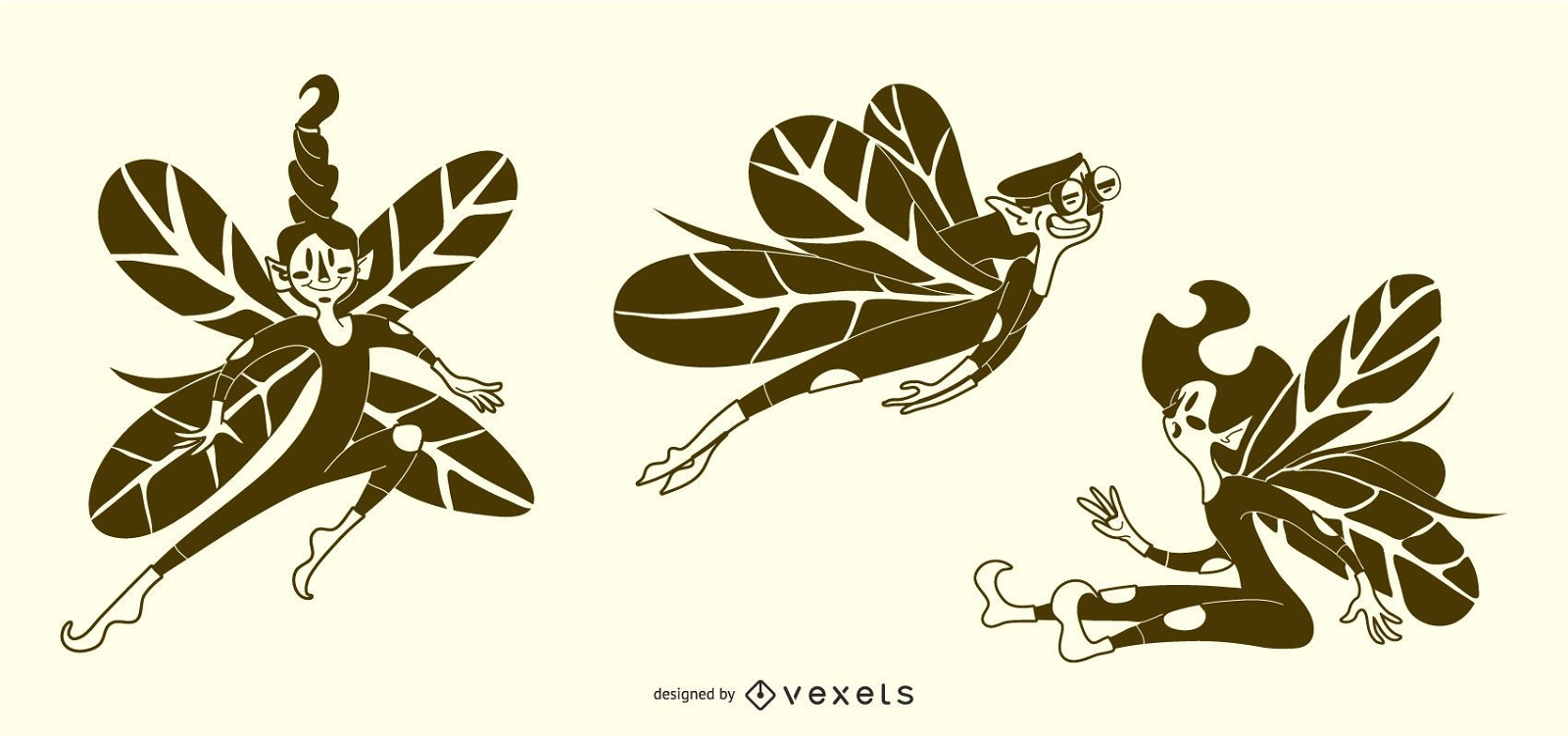 Fairy Illustrations Vector Set