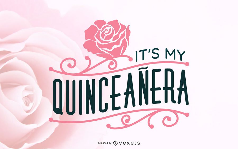 Floral Quinceañera Illustration Floral Quinceañera Illustration