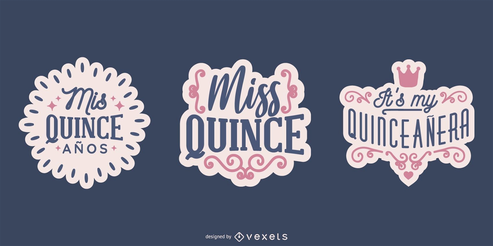 QUINCE Lettering Design Set