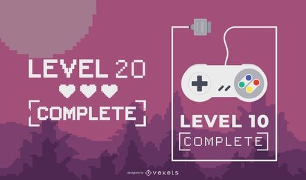 Level Complete illustration