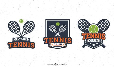 Tennis racket badge set Tennis racket badge set