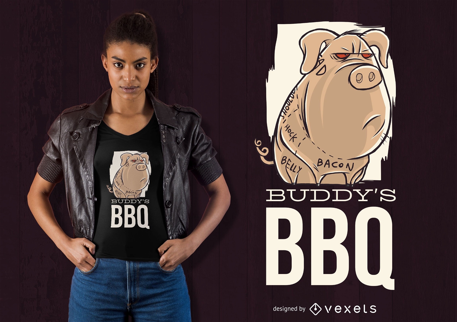 Buddy's BBQ t-shirt design