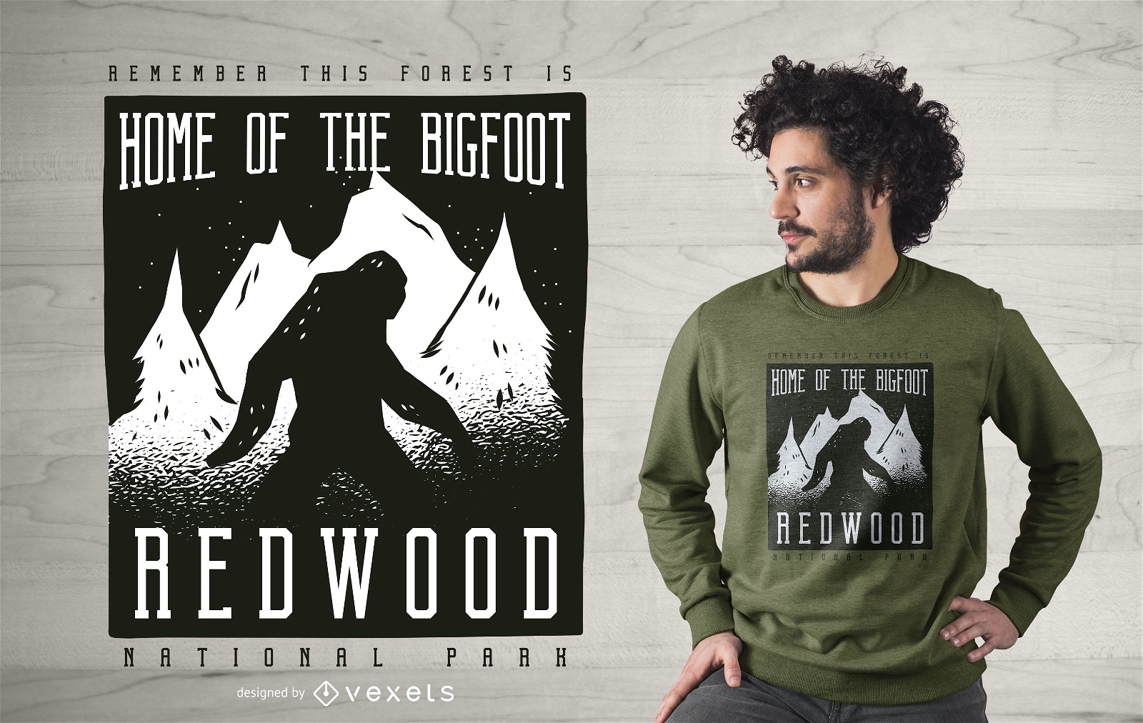 Dise?o de camiseta de Redwood Park
