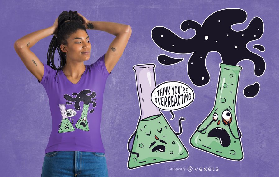 Over Reacting T-shirt Design Over Reacting T-shirt Design