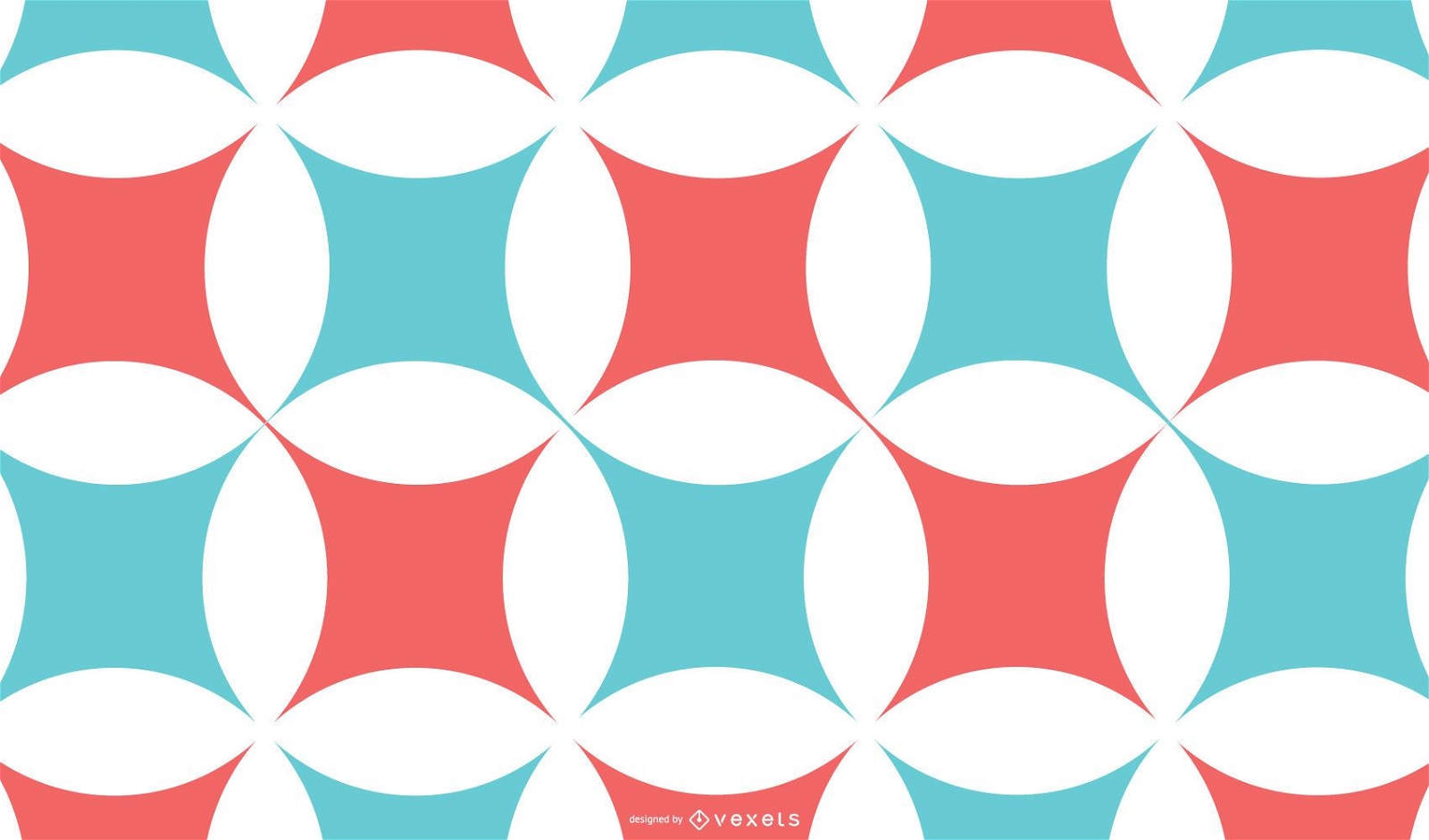 Abstract Red Blue Pattern Background