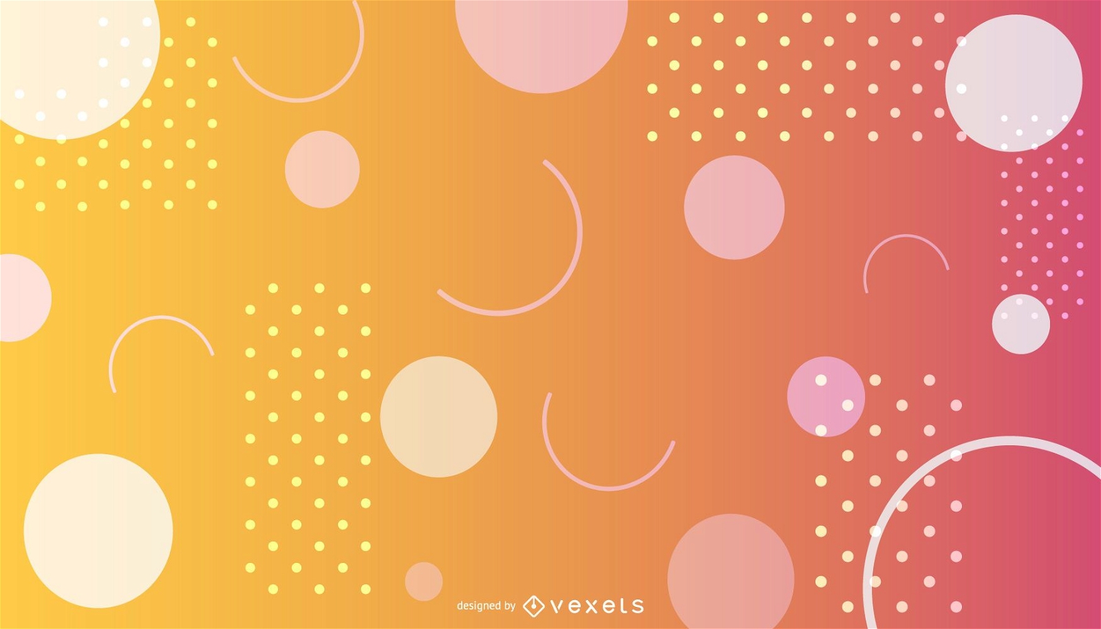 Abstract Colored Gradient Background