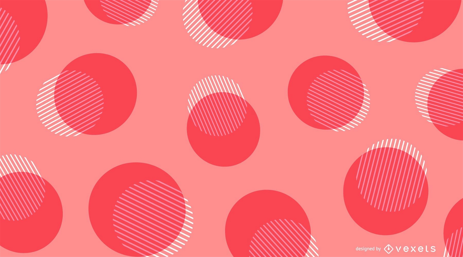 Pink Abstract Dotted Background