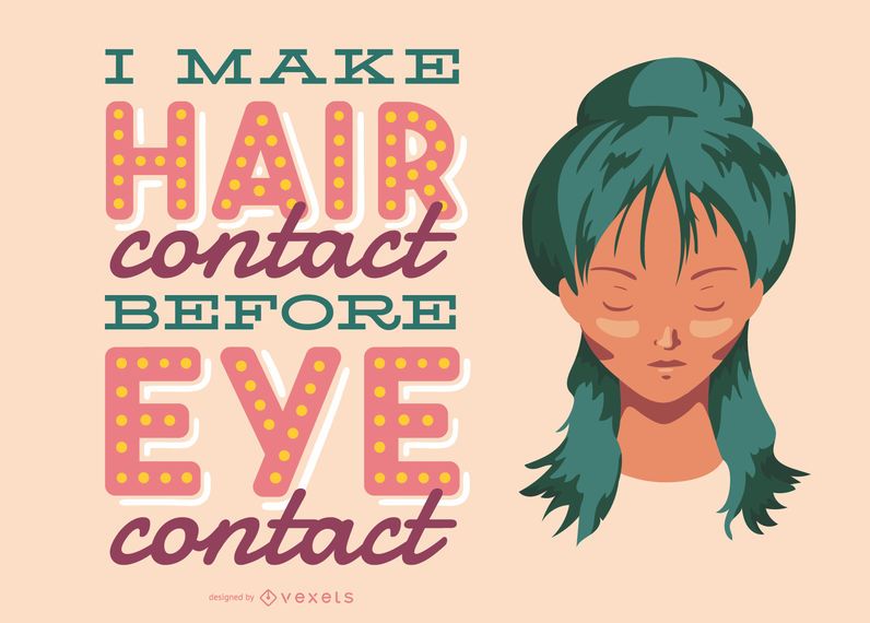Hair Beauty Lettering Design Hair Beauty Lettering Design