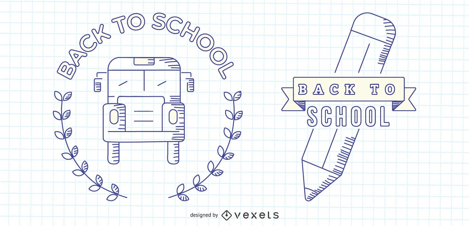 Back To School Vector Set