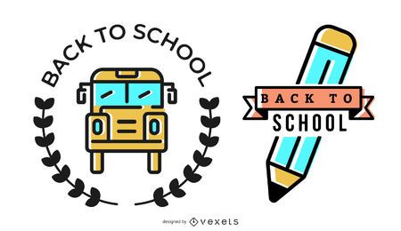Zurück zu Schule-Abzeichen-Design Zurück zu Schule-Abzeichen-Design