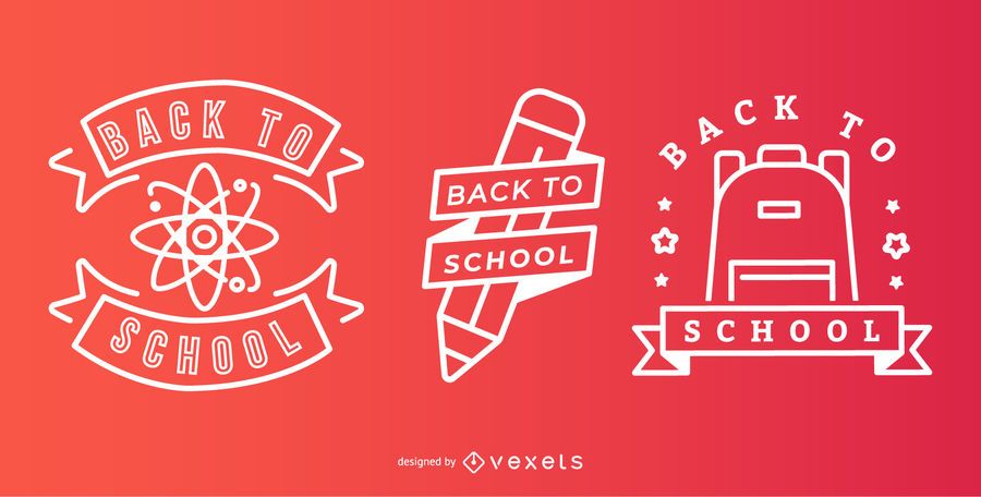 Back To School Label Set Back To School Label Set