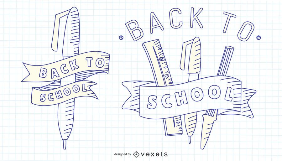 Back To School Stroke Set Back To School Stroke Set