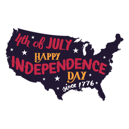 4th of july happy independence day 1776 country PNG Design Transparent PNG