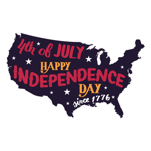 4 de julho feliz dia da independência 1776 país Desenho PNG