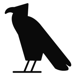 A carrion crow bird eagle silhouette PNG Design