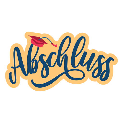 Abschluss Academic Cap Sticker Transparent Png Svg Vector File