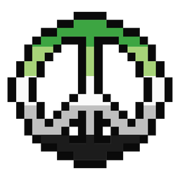 Aromantic agender pacific stripe pixel flat PNG Design