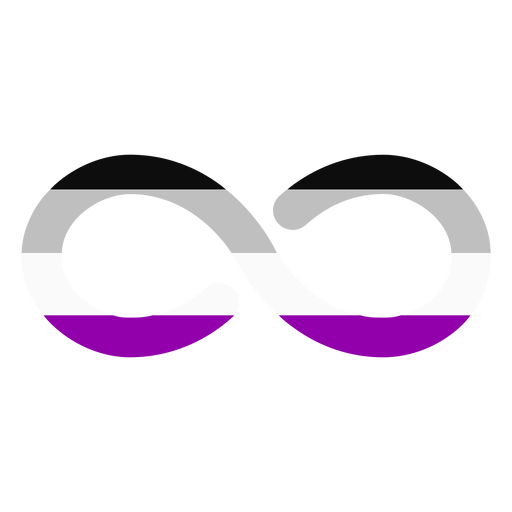 Asexual infinity stripe flat