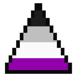 Plano asexual de píxeles de rayas triangulares Diseño PNG