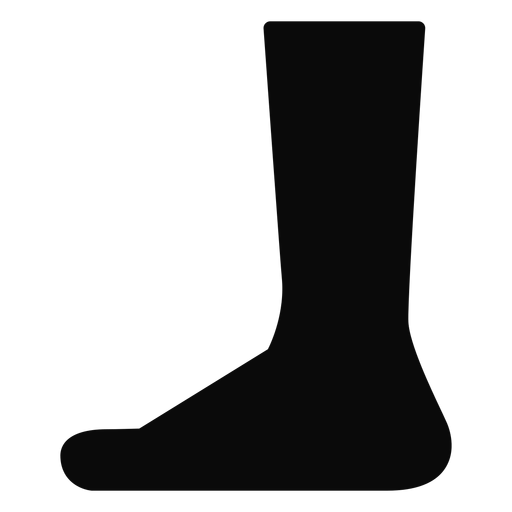B leg foot heel silhouette PNG Design